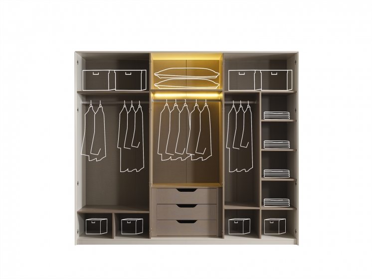 Bedroom set "Milano"